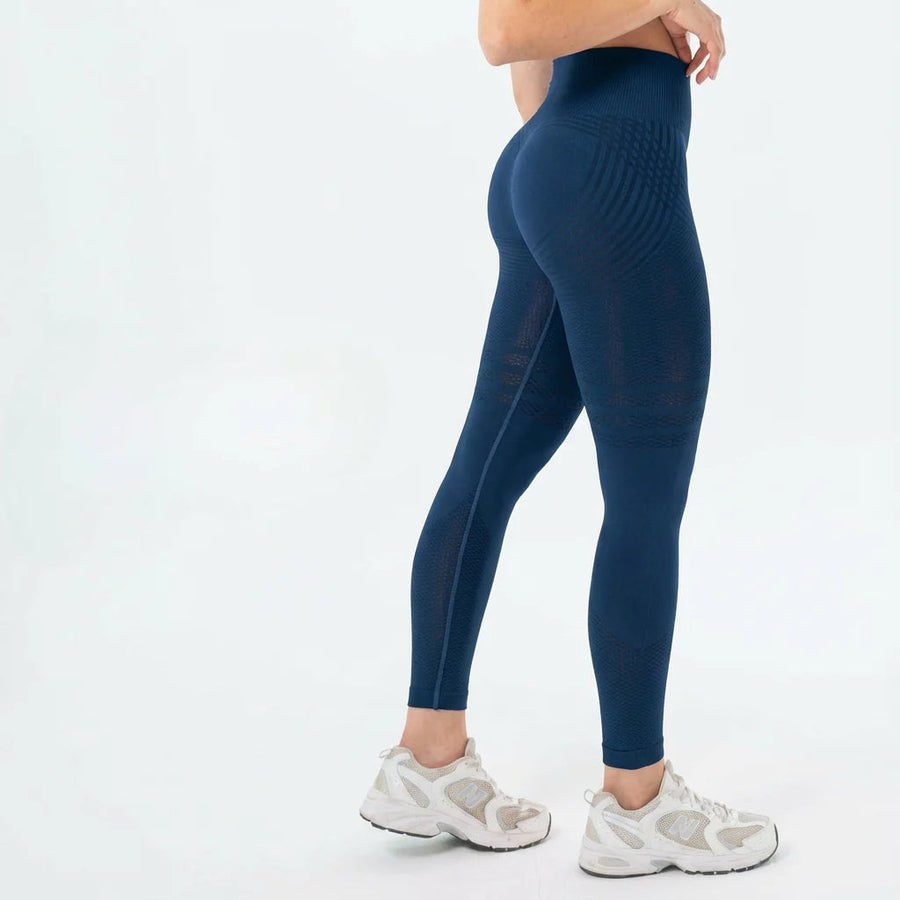 Leggings 3D VivaCuerpo™ - Azul Oscuro