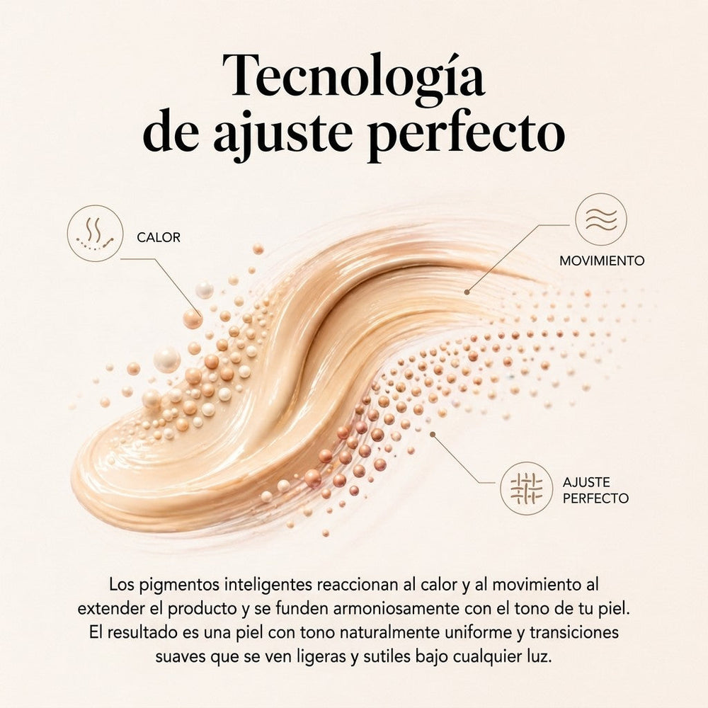 Base de maquillaje que se adapta a tu tono de piel Rifia